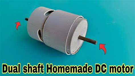 Dual Shaft Homemade Dc Motor घर पर बनाएं Dc Motor Homemade Dcmotor Youtube