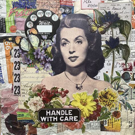 Saturday Hangout With Mike Handle With Care Momigami Collage Art