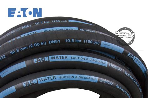 Eaton Water Suction Discharge Hose Big River Rubber Gasket