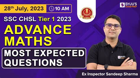 Advance Maths Maths Most Expected SSC CHSL Maths For SSC