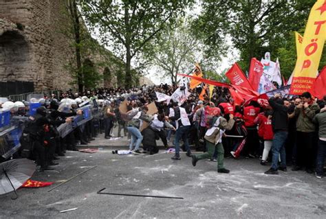 Scontri Tra Manifestanti Polizia A Istanbul Per Il Primo Maggio