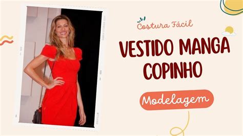 Como Fazer Um Vestido Tubinho Recortes E Manga Copinho Modelagem