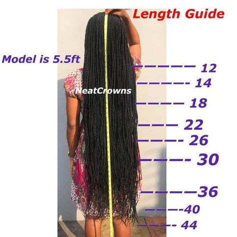 Hair Length Chart Braids Shanika Purnell