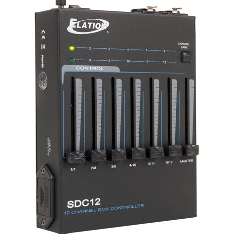 Elation Professional SDC12 12 Channel Basic DMX Controller SDC12