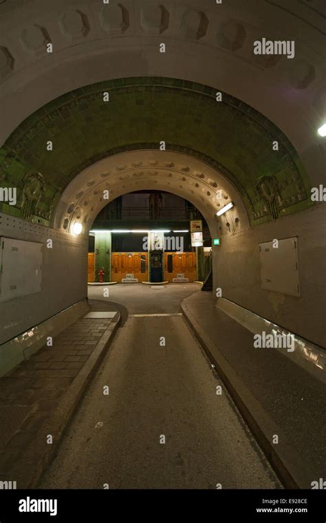 The Old Elbtunnel In Hamburg Germany Stock Photo Alamy