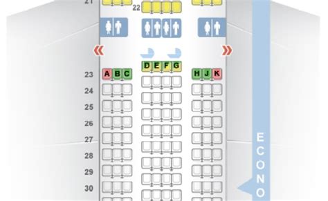 Seatguru Seat Map Emirates Boeing 777 300er 77w Two Class In 2019 ...