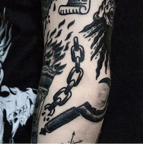 Broken Chain Tattoo Ideas Photos