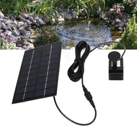 Kit de pompe à eau solaire FYDUN Fontaine solaire pour jardin 4