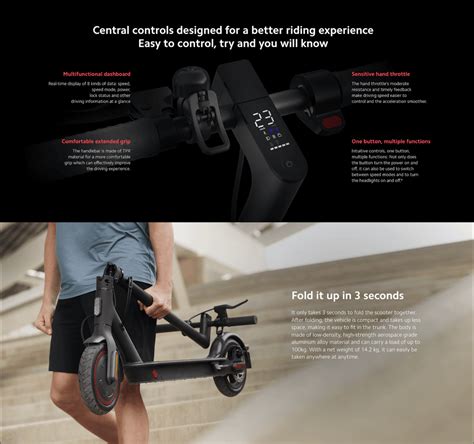 Xiaomi M365 Pro 2 Electric Scooter | TekTrendy Canada