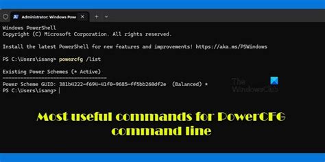 Most Useful Commands For Powercfg