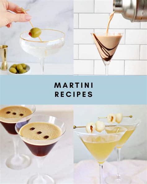 30+ Types of Martinis - A Beautiful Mess