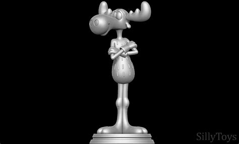 Bullwinkle J. Moose - 3D Print Model by SillyToys