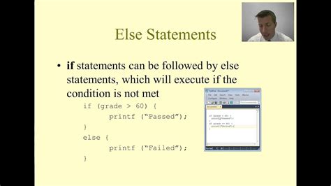 Intro To C Programming Conditional Statements If Youtube