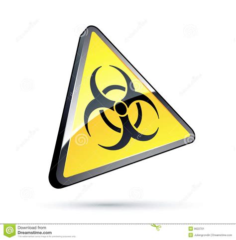 Toxic yellow sign stock vector. Image of sign, illustration - 9622701