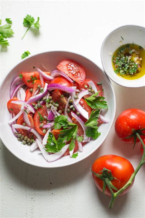 Fresh Summer Tomato Salad Sarcastic Cooking