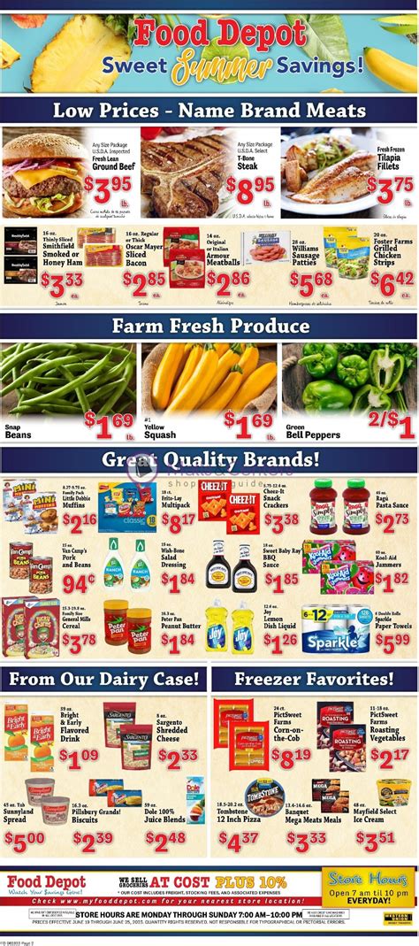 Food Depot Weekly Ad Valid From 06 19 2023 To 06 25 2023 Mallscenters