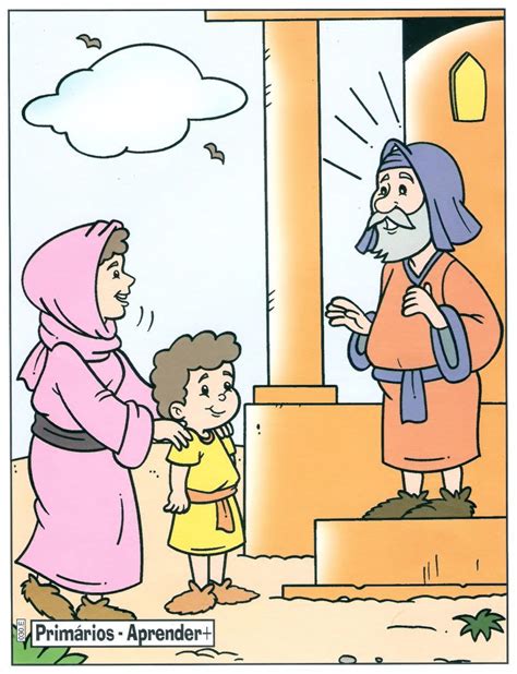 Ana entrega Samuel a Eli 1 Samuel 1 21 28 História bíblica infantil