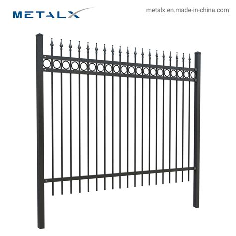 Ftx Ft Garden Black Metal Fences Anti Rust Galvanized Steel Fence