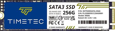 Timetec Gb Ssd D Nand Tlc Sata Iii Gb S M Ngff Tbw