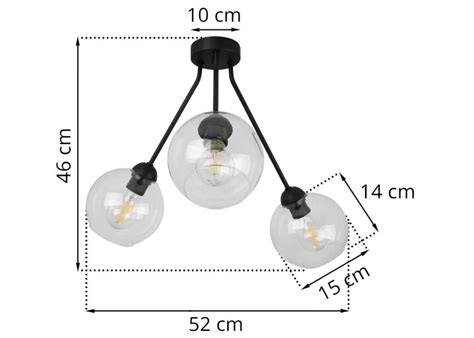 Lampa Sufitowa Trio Haga Podsufitka Metal Szklane Klosze Sklep