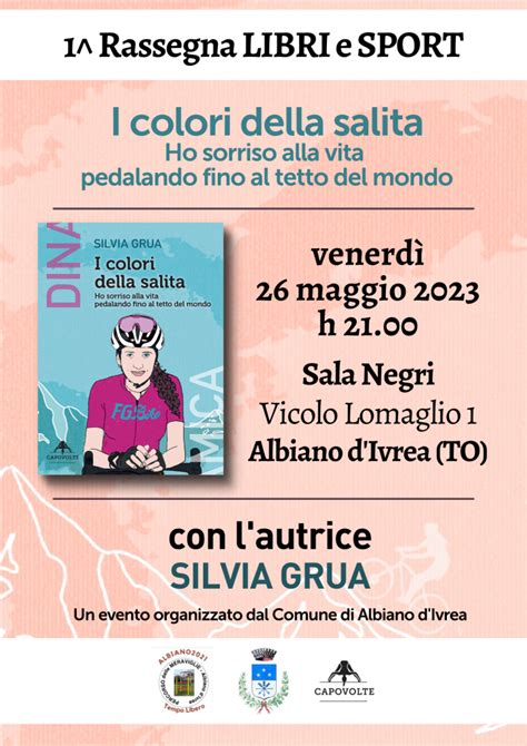 Silvia Grua Ad Albiano D Ivrea Con I Colori Della Salita Capovolte