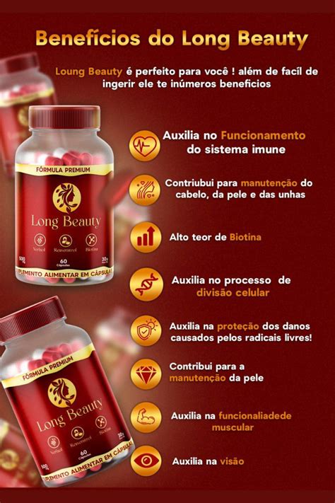 Long Beauty Veio Para Revolucionar Vitamina Para Cabelo Unhas