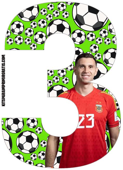 GRATIS Numeros Dibu Martinez Kits Para Imprimir Gratis