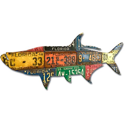 Tarpon License Plate Art Cody Richardson The Fly Shop