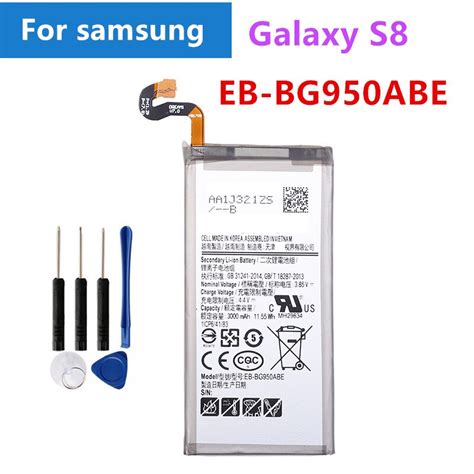 Bater A Original De EB BG950ABE Para Samsung Galaxy S8 EB BG950ABA