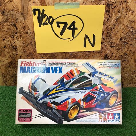 にec Tamiya タミヤ Fighter Magnum Vfx ファイターマグナム ミニ四駆 132 未組立 スーパー1シャーシ 当時物