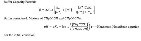 Buffer Capacity