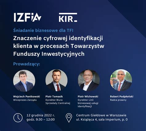 Zaproszenie Na Niadanie Biznesowe Znaczenie Cyfrowej Identyfikacji