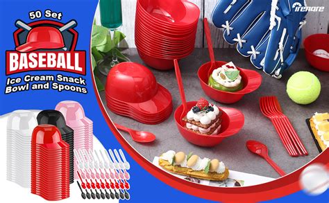 Amazon Mini Baseball Helmet Ice Cream Bowls Snack Bowl Oz And