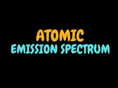 Solution Lesson 2 Atomic Emission Spectrum Studypool