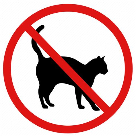 Animals Ban No No Cats No Pets Pets Prohibited Icon Download On