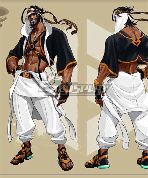 Street Fighter VI 6 Rashid Cosplay Costume