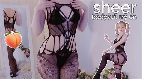 Sheer Bodysuit Try On Haul Youtube