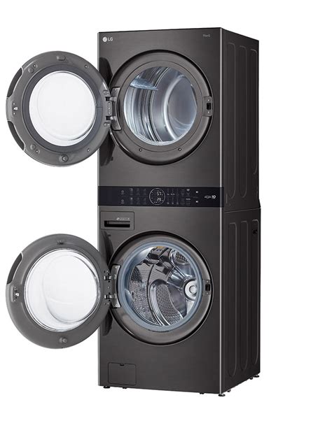 Lg Single Unit Front Load Lg Washtower With Center Control Cu Ft