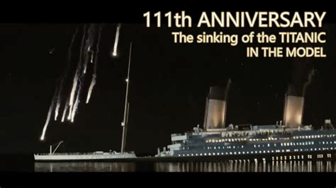 41 Titanic 2023 111th Anniversary Of The Sinking In The Model