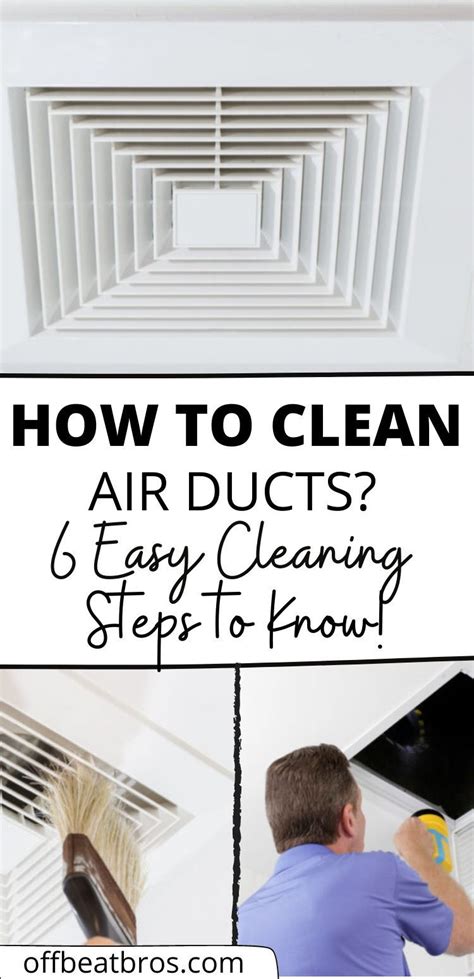 How To Clean Air Ducts Clean Air Ducts Duct Cleaning Air Ducts