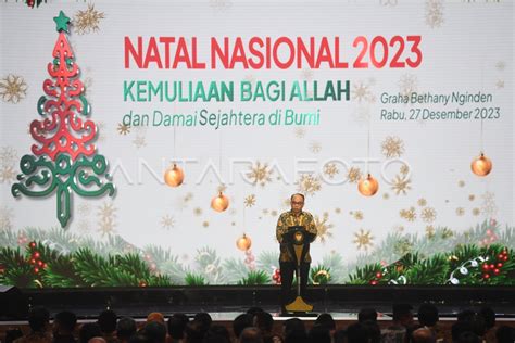 Perayaan Natal Nasional Antara Foto