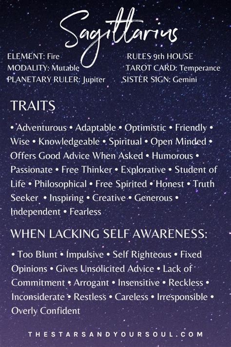 Personality Traits Of Sagittarius Zodiac Sagittarius Facts