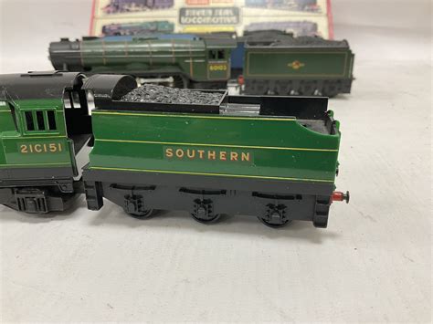 Hornby Tri Ang Gauge Four Locomotives And Tenders Comprising