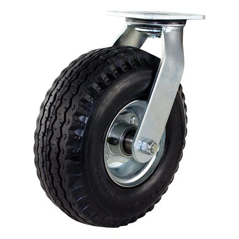 250mm Pneumatic Wheel 180kg Capacity Castor S1067 Richmond Rolling