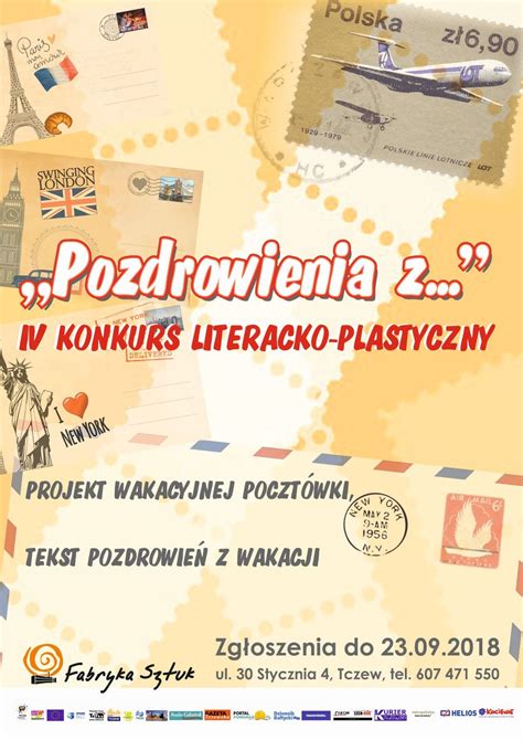 Konkurs Literacko Plastyczny Pozdrowienia Z