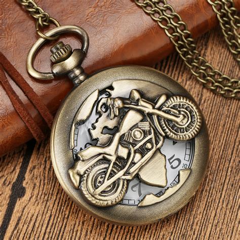 Motorcycle Pocket Watch Chain Watch Moto Pendants Moto Pendant