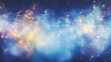 A Blurry Image of a Night Sky with Stars Stock Illustration ...