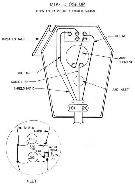 Cb Radio Microphone Wiring Commercial Radio Microphone Wirin