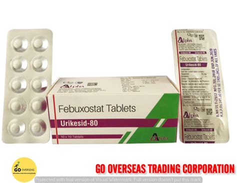 Febuxostat 40MG Tablet At Rs 100 Box In Nagpur ID 24198807262