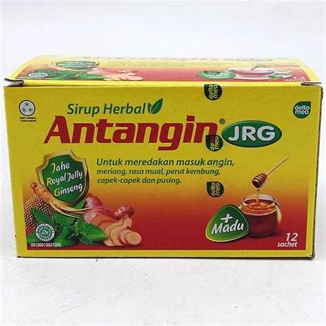 Antangin Jrg Sirup Herbal Madu Ml X Sachets Shopee Malaysia